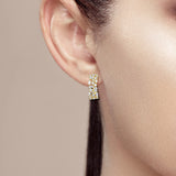 925 Silver CZ Earrings Classic Fine Jewelry