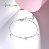 925 Silver Bracelet Cubic Zirconia Daily Wear Fine Jewelry