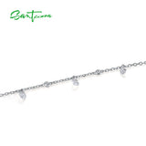 925 Silver Bracelet Cubic Zirconia Daily Wear Fine Jewelry