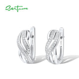 925 Sterling Silver Stud Earrings CZ Jewelry