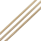 Stainless Steel Twisted Oval Chain 10 Yards 1.5-2.2mm DIY Jewelry Chain