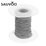 Stainless Steel Twisted Oval Chain 10 Yards 1.5-2.2mm DIY Jewelry Chain