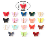 10pcs Acrylic Butterfly Pendant Women Necklace Statement Charm Jewelry