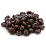 200pc Natural African Wood Beads for Jewelry Making