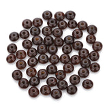 200pc Natural African Wood Beads for Jewelry Making