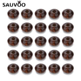 200pc Natural African Wood Beads for Jewelry Making