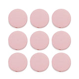 30pcs Mixed Flat Natural Wood Beads Round Spacer For Jewelry Making