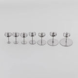 50-100Pcs Stainless Steel Blank Post Earring Studs 3-12mm DIY Jewelry Making