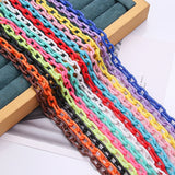 5m Colorful Acrylic Link Chain for Necklace Bracelet Making 13.5x7.5mm