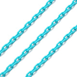 5m Colorful Acrylic Link Chain for Necklace Bracelet Making 13.5x7.5mm