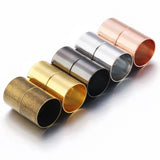 5pcs Brass Magnetic Clasps Buckle for Leather Cord Bracelet DIY