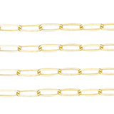 Metal Link Cable Chain Necklace Paperclip Chain 1Meter