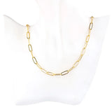 Metal Link Cable Chain Necklace Paperclip Chain 1Meter