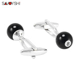 Billiards Cufflinks for Mens Shirt Cuffs Custom Name