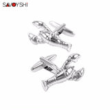 3D Lobster Cufflinks For Mens Novelty Animals Cuff Buttons Costume Jewelry