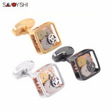 Classic Gear Cufflinks For Mens Shirt High Business Cufflinks Party Gift