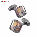 Classic Gear Cufflinks For Mens Shirt High Business Cufflinks Party Gift