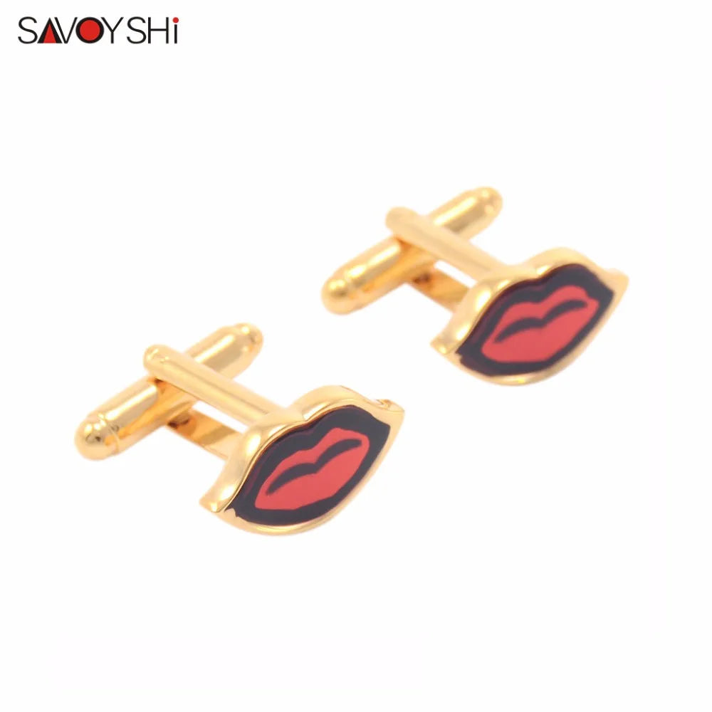 Colorful Enamel Cufflink Jewelry for Mens Shirt