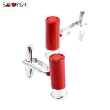 Painted Bullet Cufflinks for Mens Shirt
