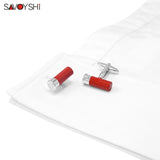 Painted Bullet Cufflinks for Mens Shirt