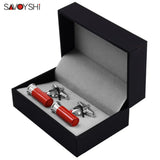 Painted Bullet Cufflinks for Mens Shirt