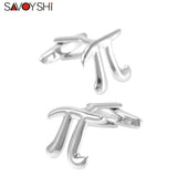 Classic Maths Symbol Cufflinks for Mens French Shirt Cuff Accessories