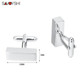 Metal Cufflinks for Men Shirt Wedding Gift Jewelry