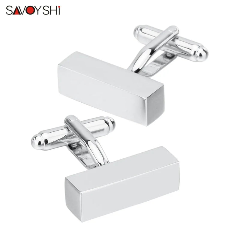 Metal Cufflinks for Men Shirt Wedding Gift Jewelry