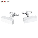 Metal Cufflinks for Men Shirt Wedding Gift Jewelry