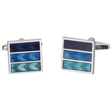 Classic Enamel Cufflinks for Men Business Tuxedo Shirt Wedding Gift