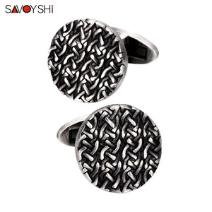 Vintage Style Cufflinks Mens Shirt Antique Silver Cuff Links Gift