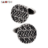 Vintage Style Cufflinks Mens Shirt Antique Silver Cuff Links Gift