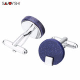 Star Stone Cufflinks for Mens Shirt Cuffs High Cuff links