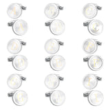 26 Letter Enamel Cufflinks Mens High Shirt Round Cuff links Wedding Groom