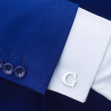 26 Letters Cufflinks for Mens Shirt Accessories Wedding Gift Gemelos
