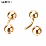 Ball Cufflinks For Mens/Women Shirt Accessories High Cuff Buttons
