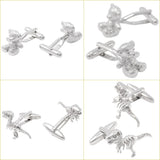 High Novelty Silver Cuff Links for Mens Shirt Cuff