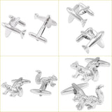 High Novelty Silver Cuff Links for Mens Shirt Cuff