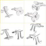 High Novelty Silver Cuff Links for Mens Shirt Cuff
