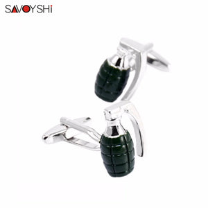Dark Green Mens Cufflinks Enamel Cufflink High Jewelry