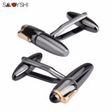 Gun Pen Cufflinks For Mens French Shirt High Cuff buttons Business Gift