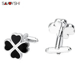 Enamel Cufflinks for Men - High Cuff links Wedding Groomsmen Gift