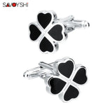 Enamel Cufflinks for Men - High Cuff links Wedding Groomsmen Gift