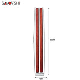 Red Wood Tie Clips for Men Necktie Tie Bar Clamp Tie Pin High Tie Clip