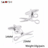 Scissors Model Cufflinks for Mens Cuff buttons High Shirt Cuff links