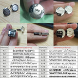 Logo Cufflinks for Mens Shirt - Special Gift Cuff Buttons