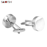 Logo Cufflinks for Mens Shirt - Special Gift Cuff Buttons