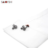 Funny Bicycle Cufflinks High Enamel Cuff links