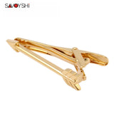 Gold Arrow Tie Clips for Mens Necktie High Personality Tie Bar