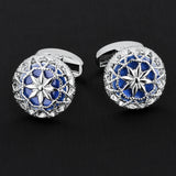 High Metal Hollow Pattern Cufflinks for Men